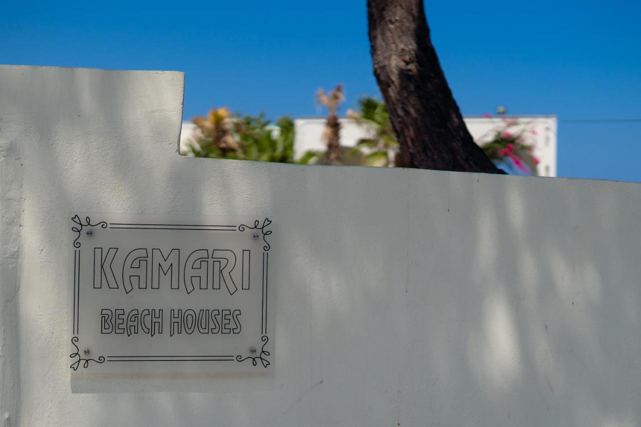 Kamari Beach Houses With Balcony And Garden Экстерьер фото